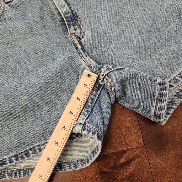 Levi's Juniors Size 9 Denim Jean Shorts Y2k 90s Vintage - Picture 4 of 9